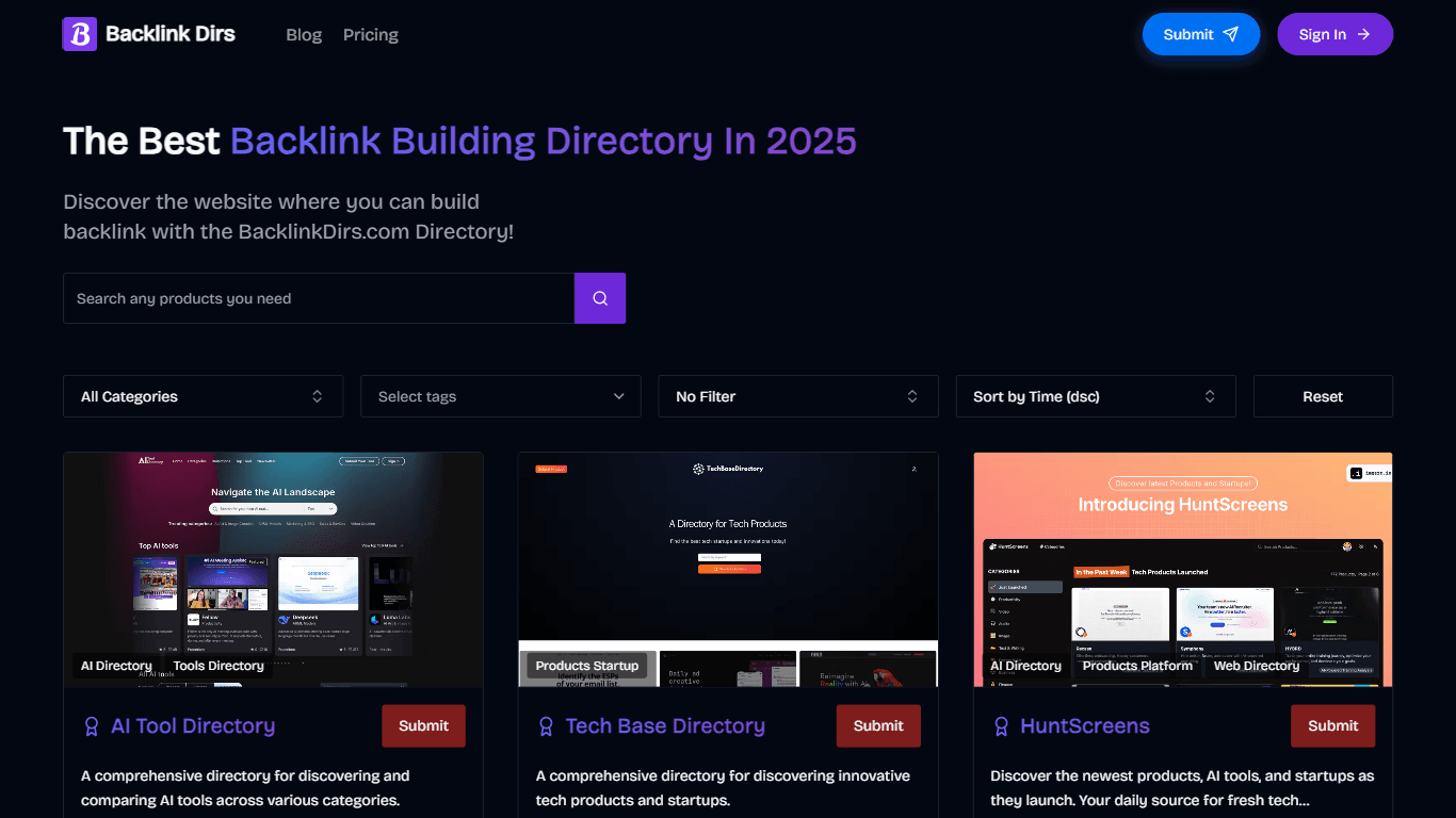 Backlink Dirs