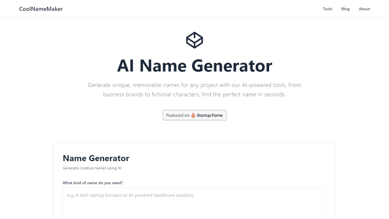 CoolNameMaker