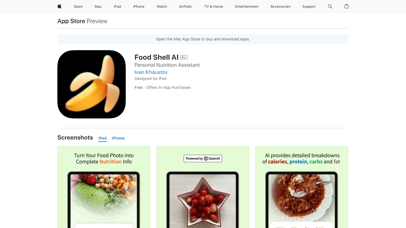 Food Shell AI