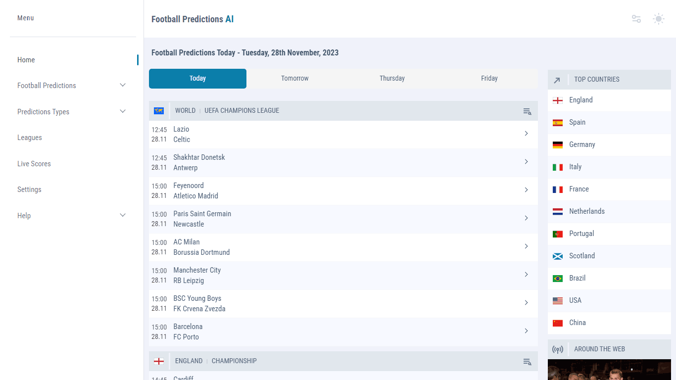 Football Predictions