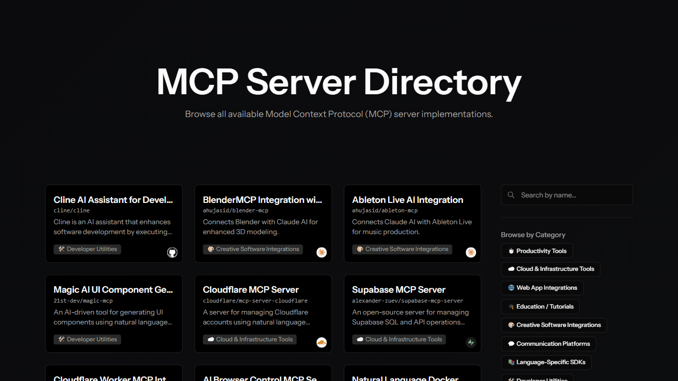 MCP Dir