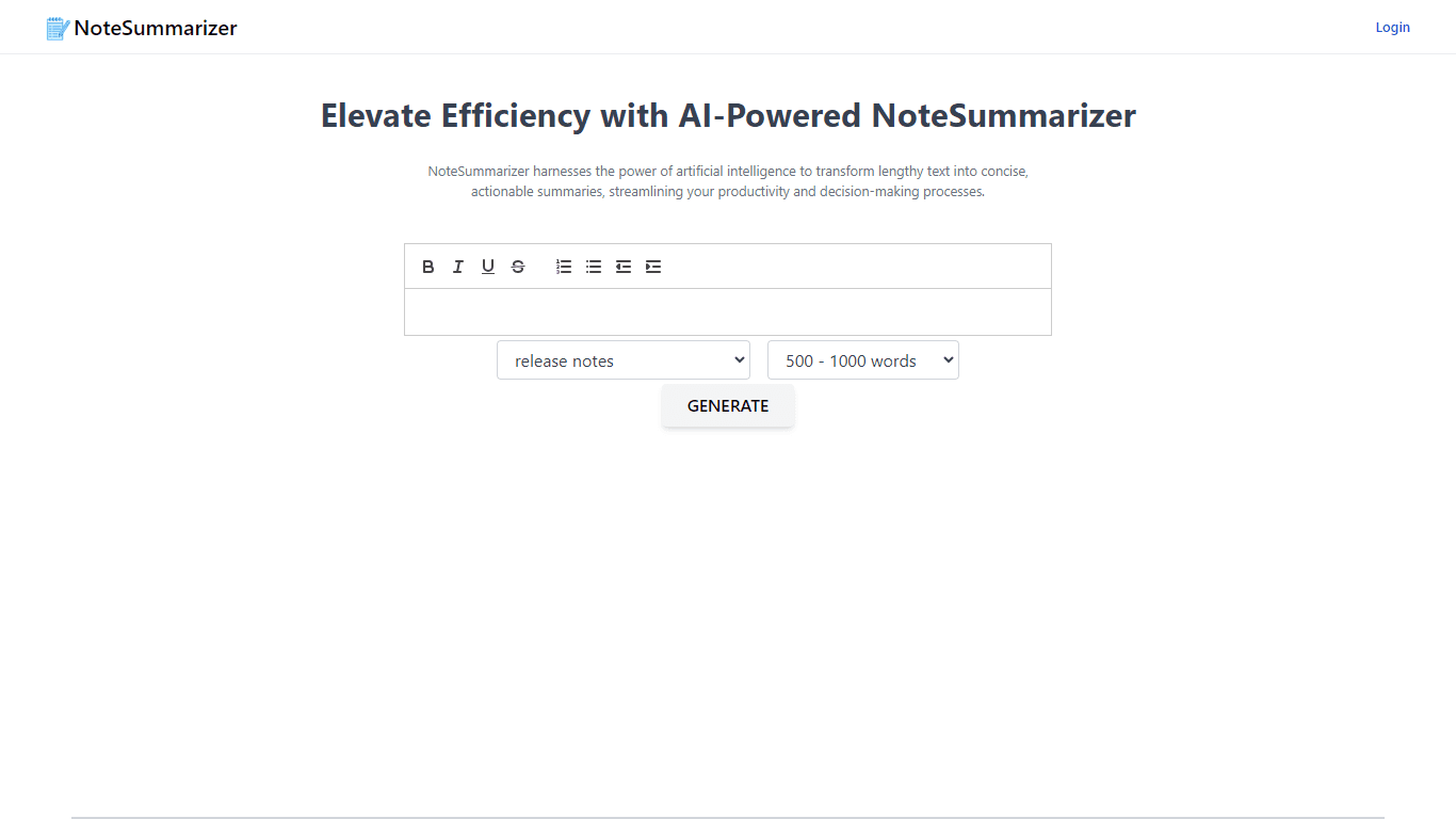 Note Summarizer