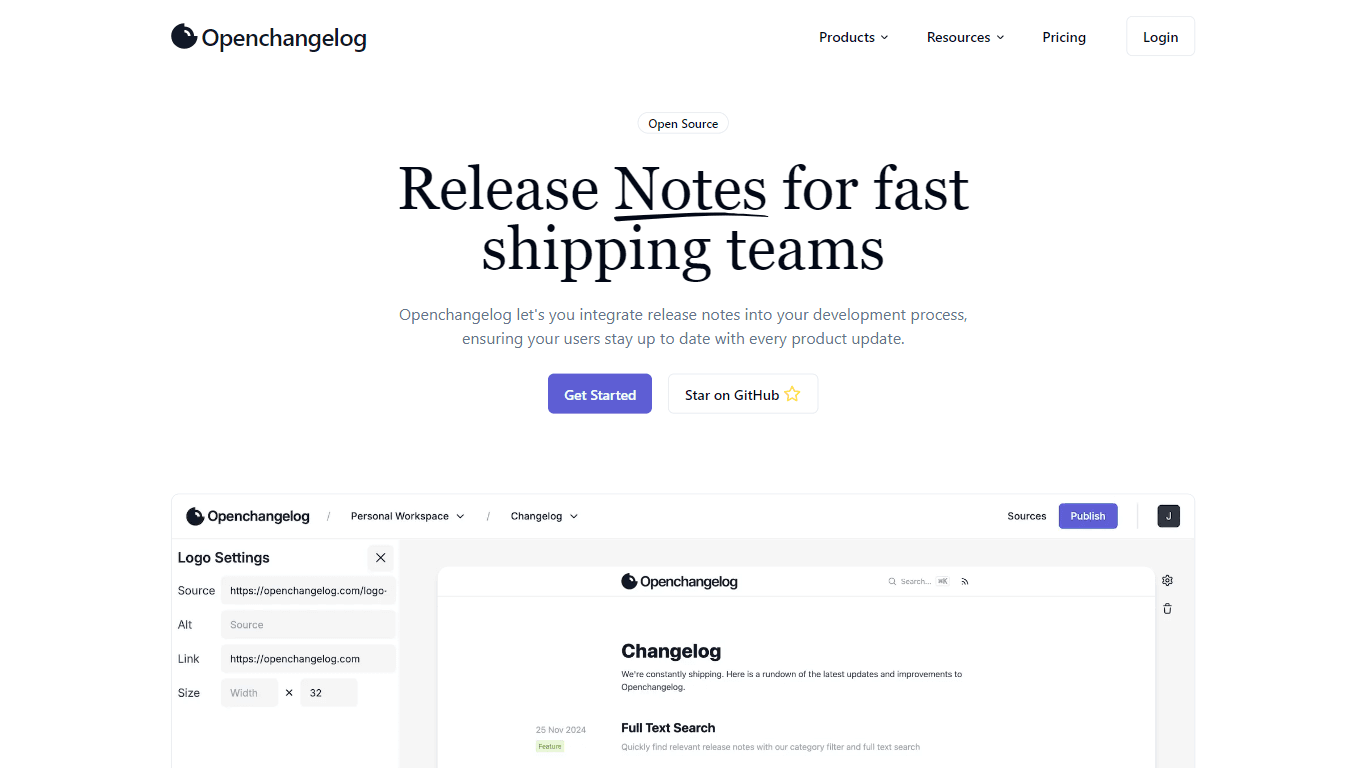 Openchangelog