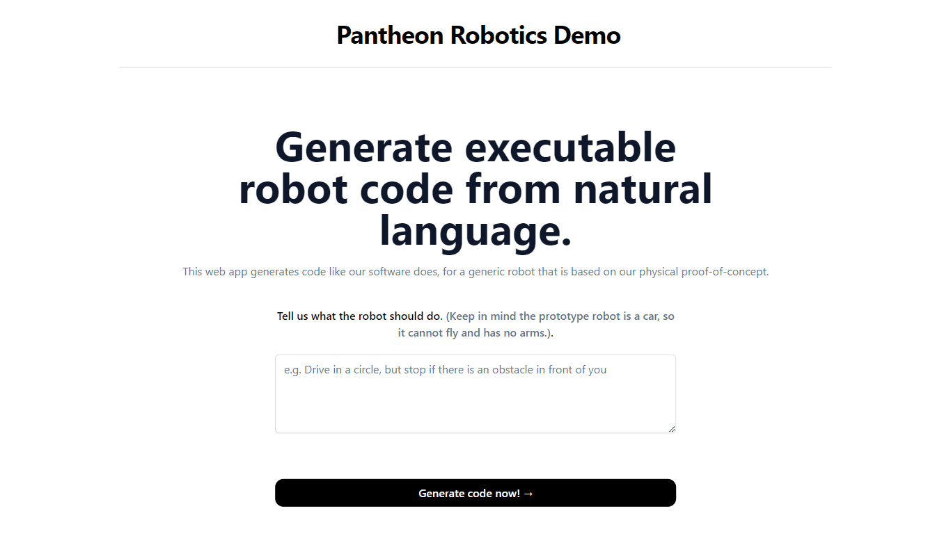 Pantheon Robotics