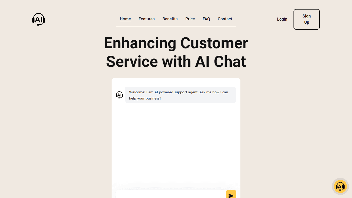 Small Business AI chat