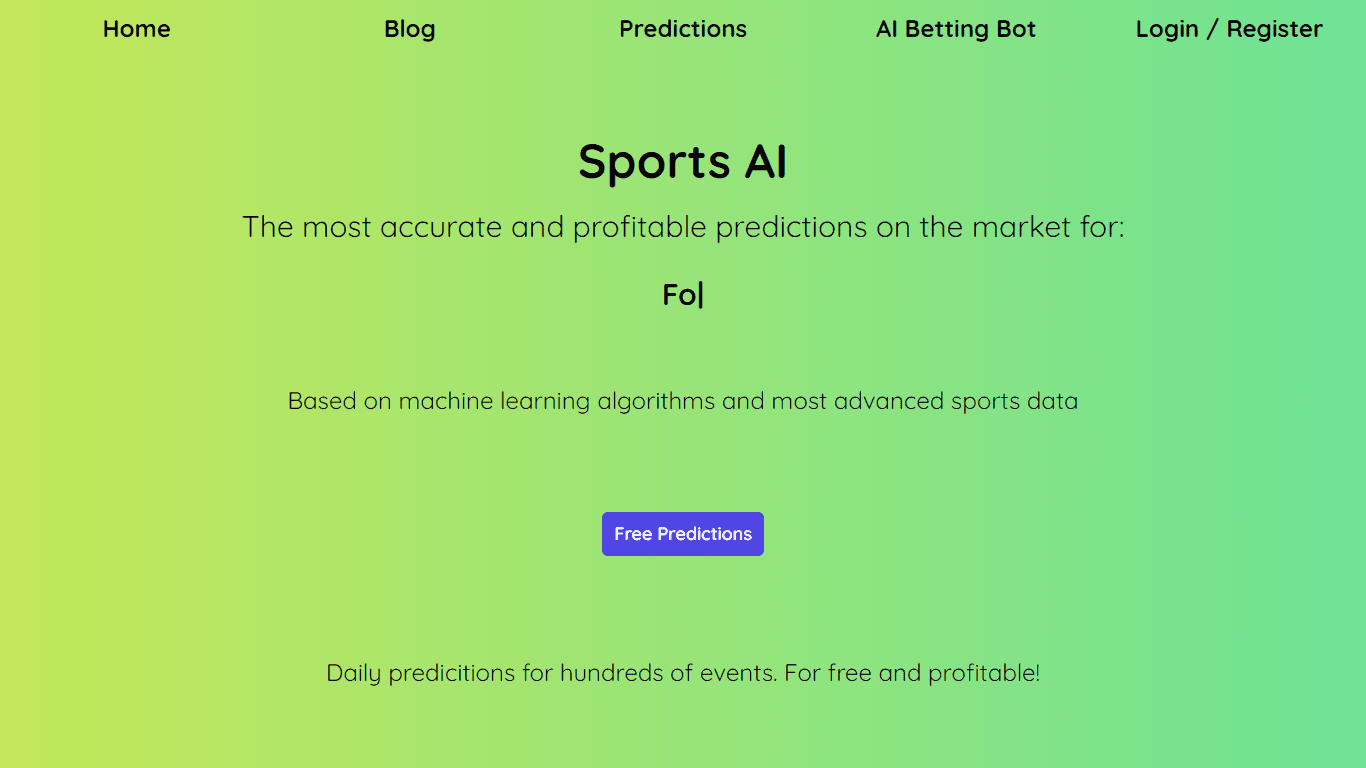 Sports AI