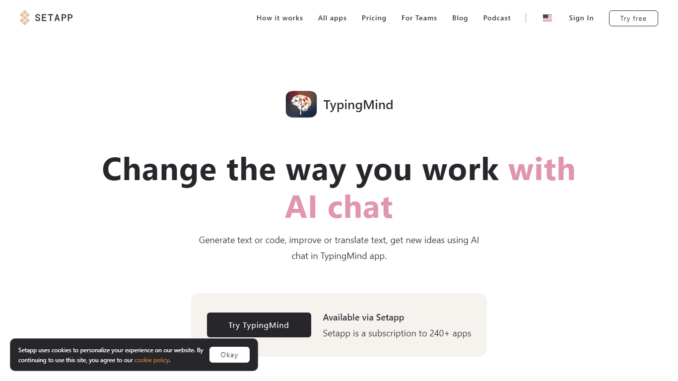 TypingMind on Setapp