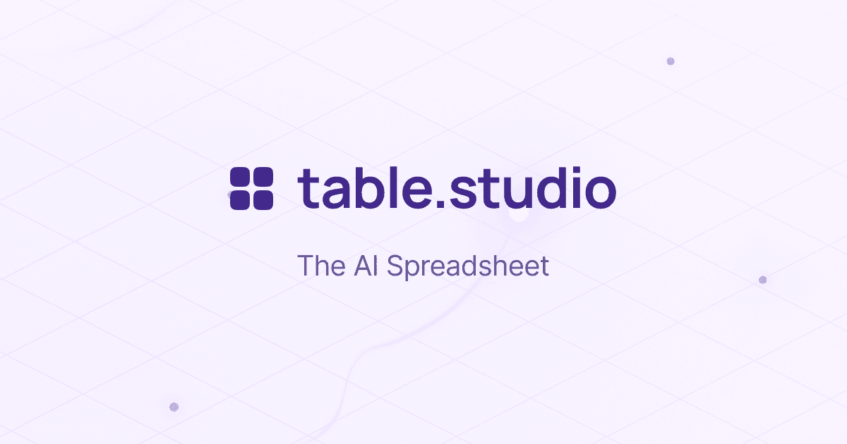 Table Studio
